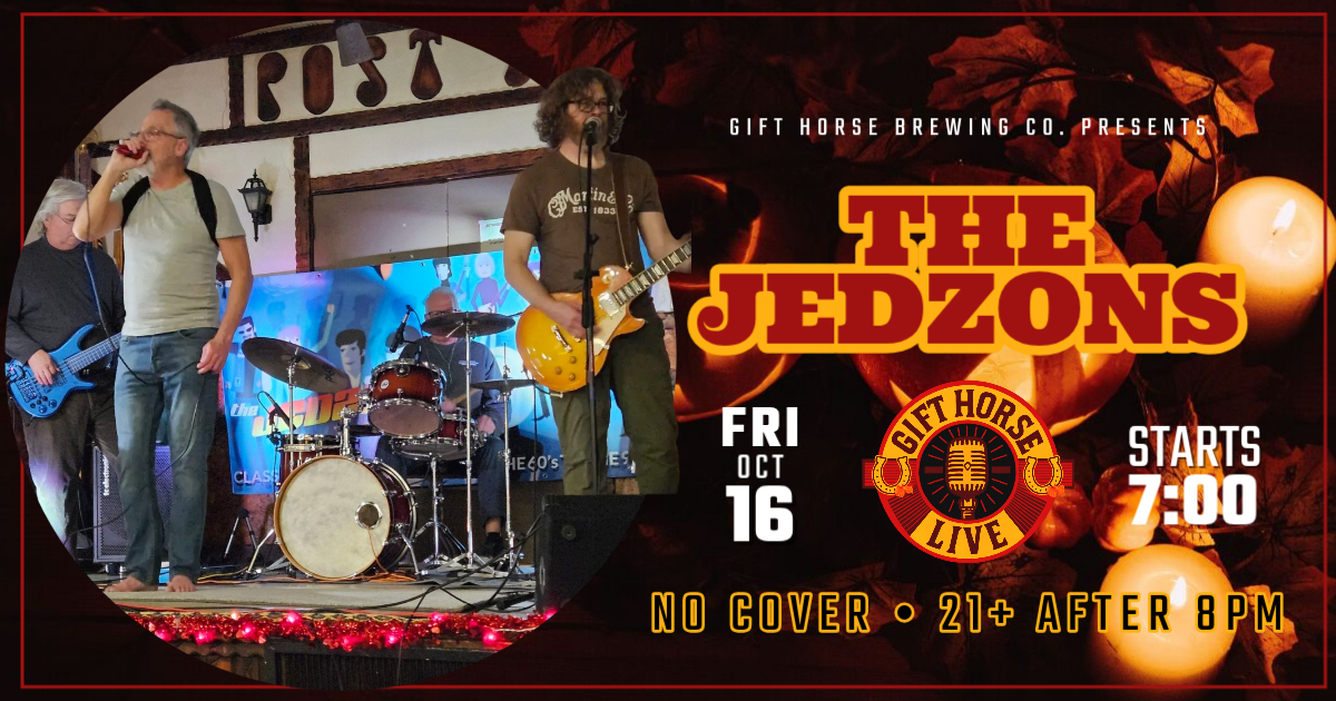 The Jedzons October 16 7PM